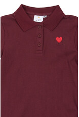 The New Varena Rib Polo Burgundy