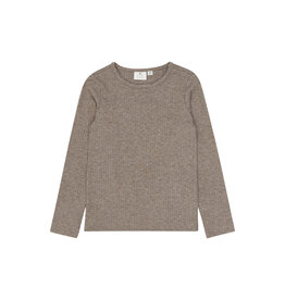 The New Veeta Rib Tee Taupe Gray