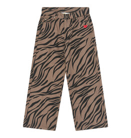 The New Vanya Wide Fit Jeans Taupe Gray AOP