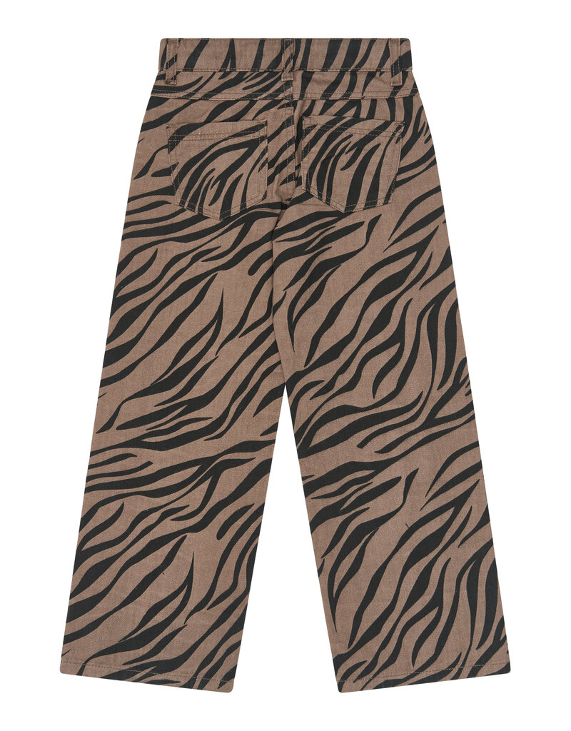 The New Vanya Wide Fit Jeans Taupe Gray AOP