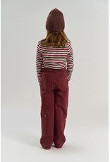 The New Valentine Wide Fit Jeans Burgundy Emb.