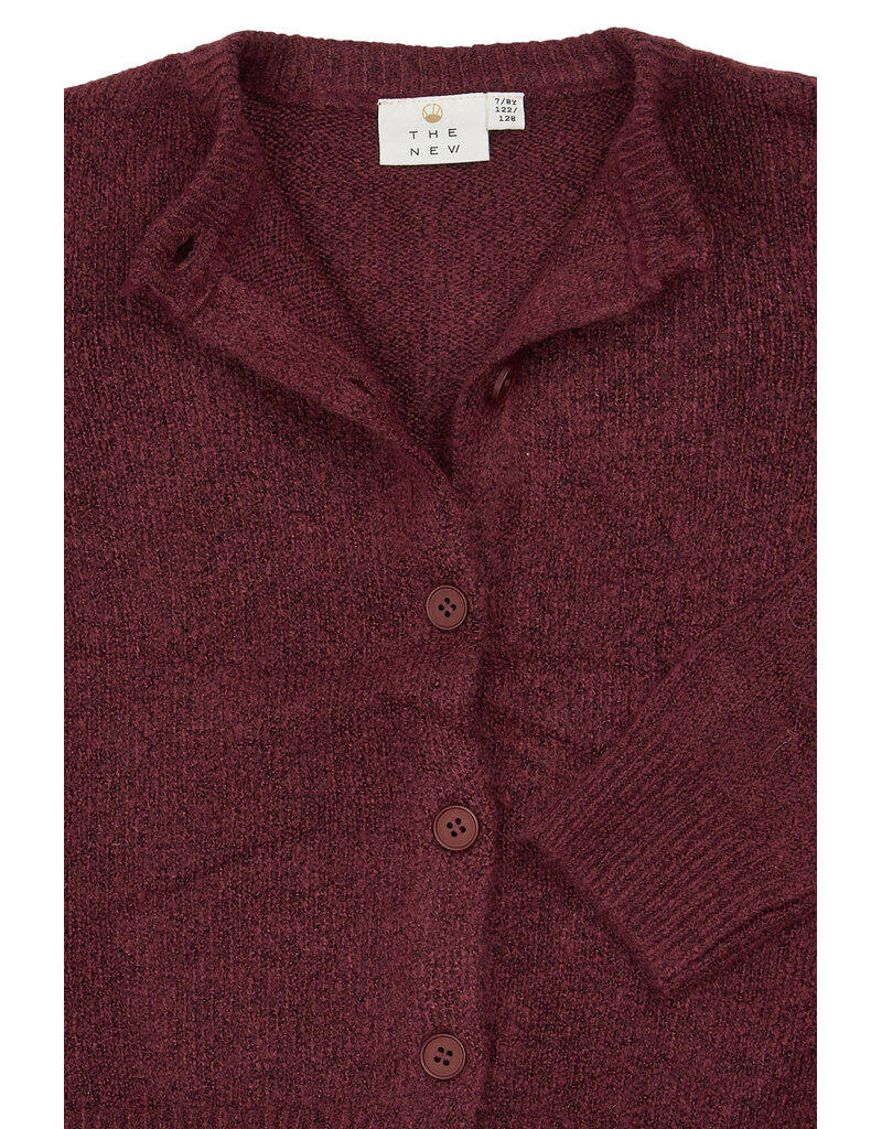 The New Verity Knit Cardigan Burgundy