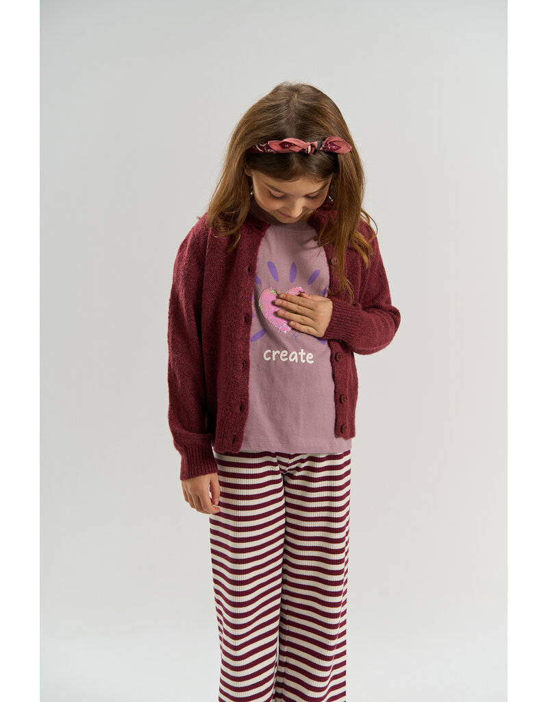 The New Verity Knit Cardigan Burgundy