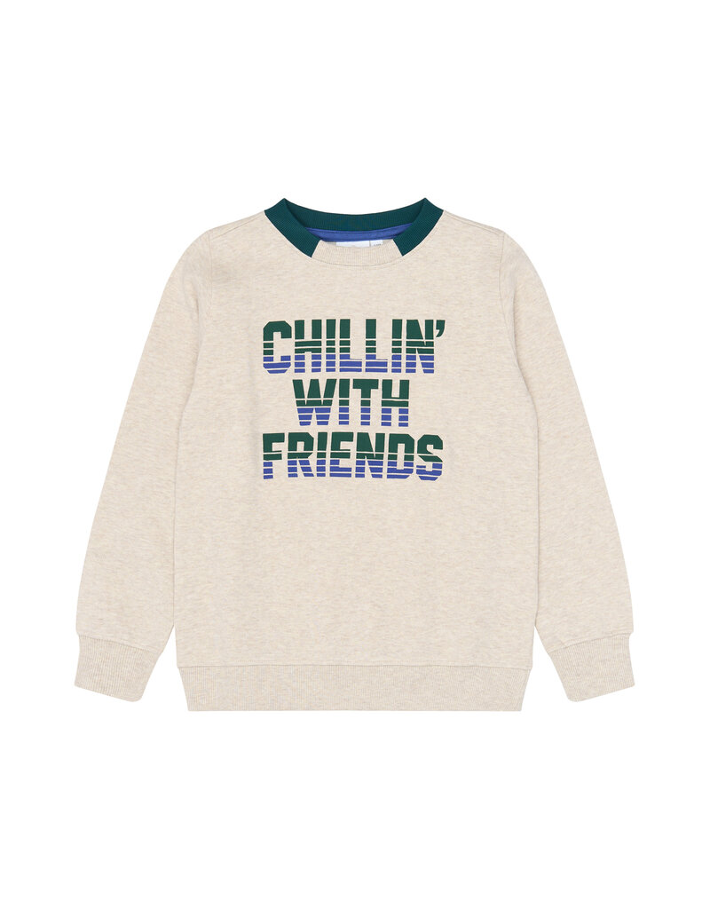 The New Ville Sweatshirt Oatmeal Melange