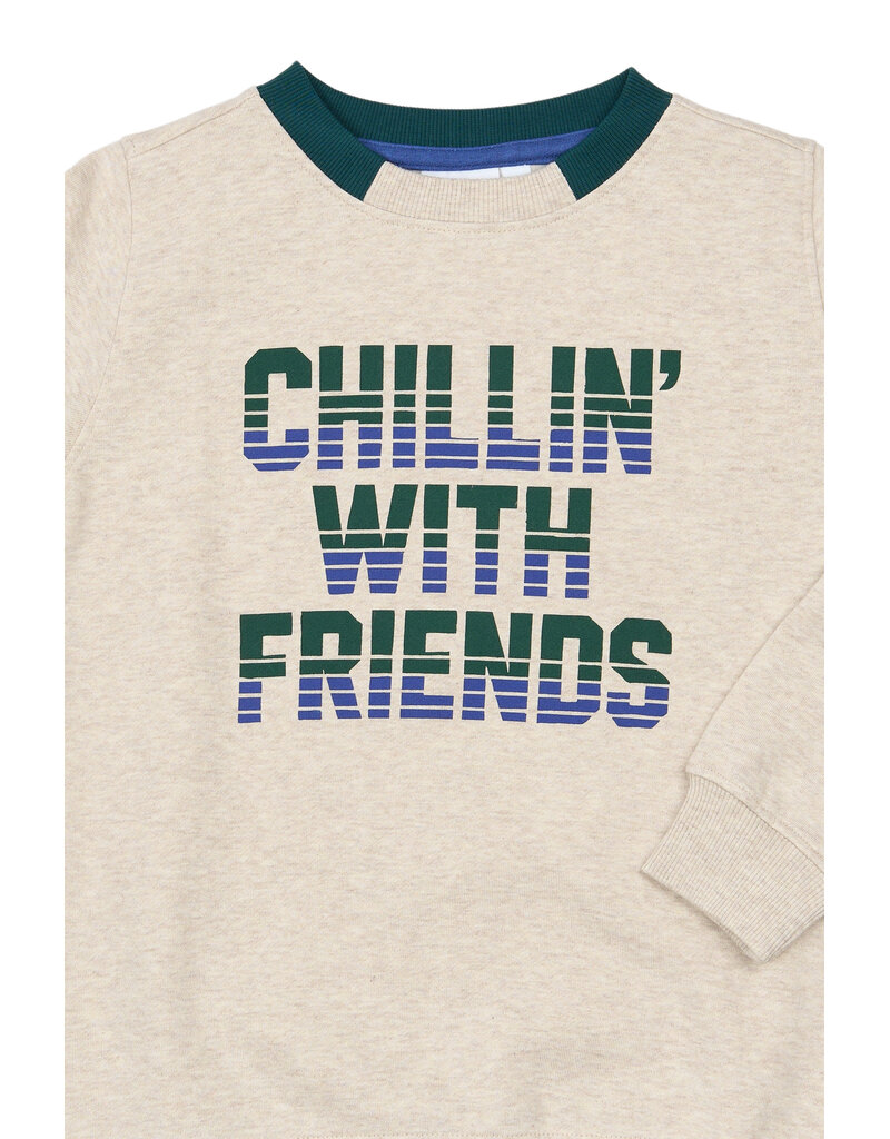 The New Ville Sweatshirt Oatmeal Melange