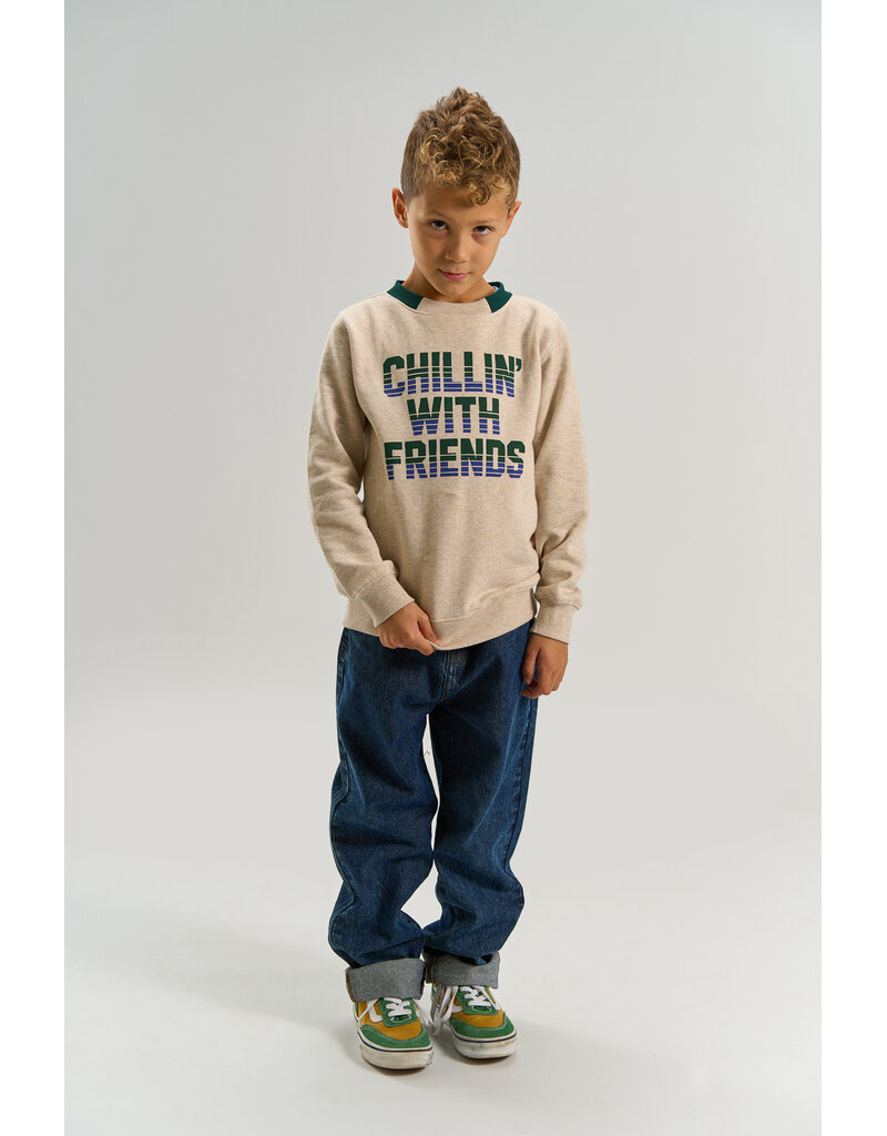 The New Ville Sweatshirt Oatmeal Melange