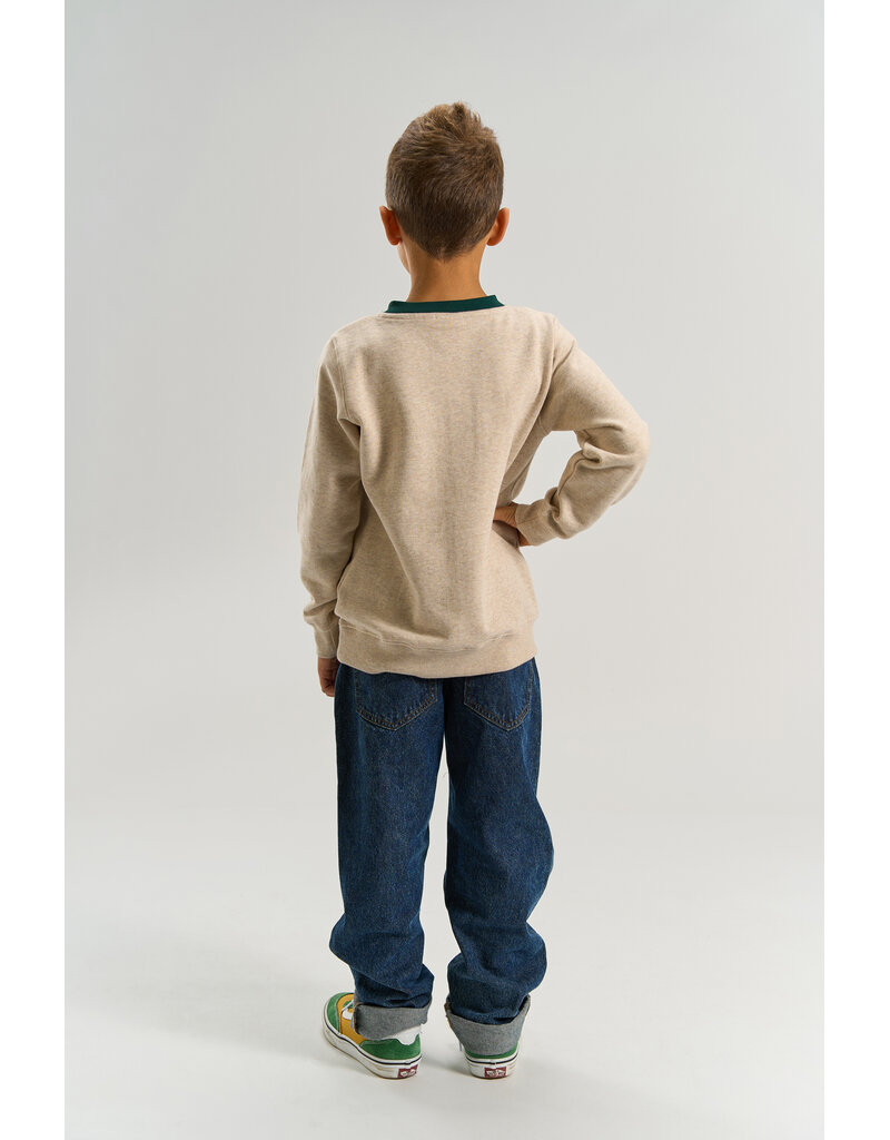 The New Ville Sweatshirt Oatmeal Melange