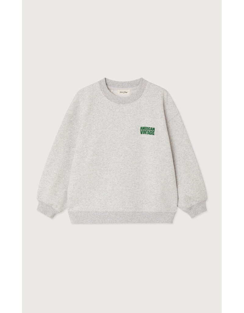 American Vintage Baptown Sweater Heather Grey