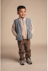 Baje Studio Fox Zip Collar Sweater Taupe