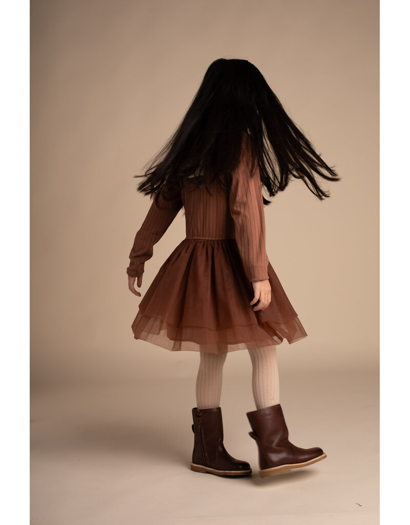 Baje Studio Junna Dress Copper Brown
