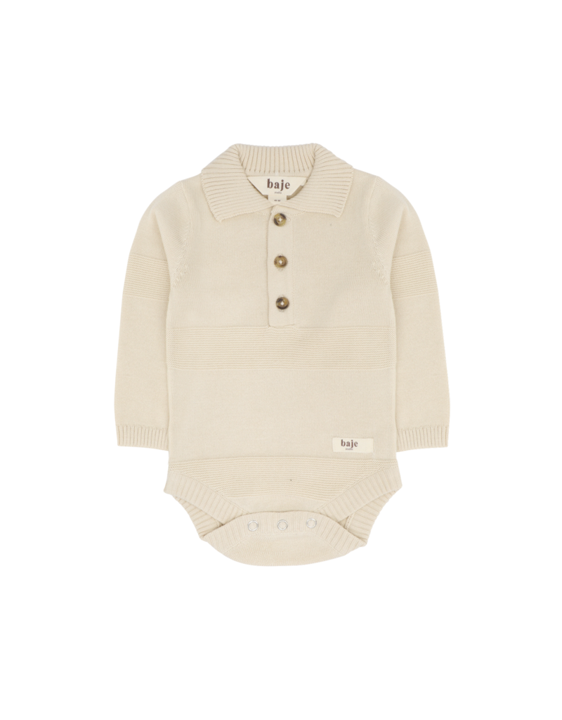 Baje Studio Deen Bodysuit Creme Oat