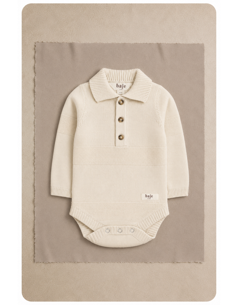 Baje Studio Deen Bodysuit Creme Oat