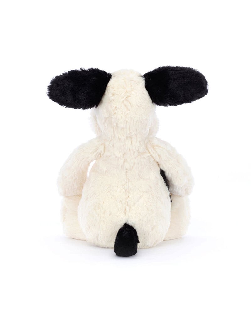 Jellycat Bashful Rufferty Black & Cream Puppy Original