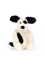 Jellycat Bashful Rufferty Black & Cream Puppy Original