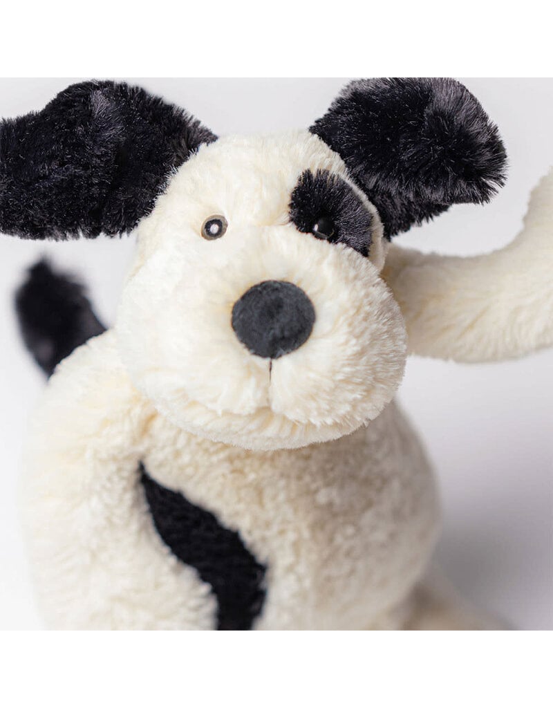 Jellycat Bashful Rufferty Black & Cream Puppy Original