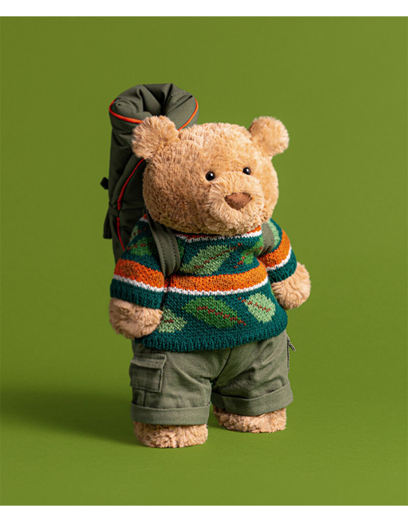 Jellycat Bartholomew Bear Hiking Outfit