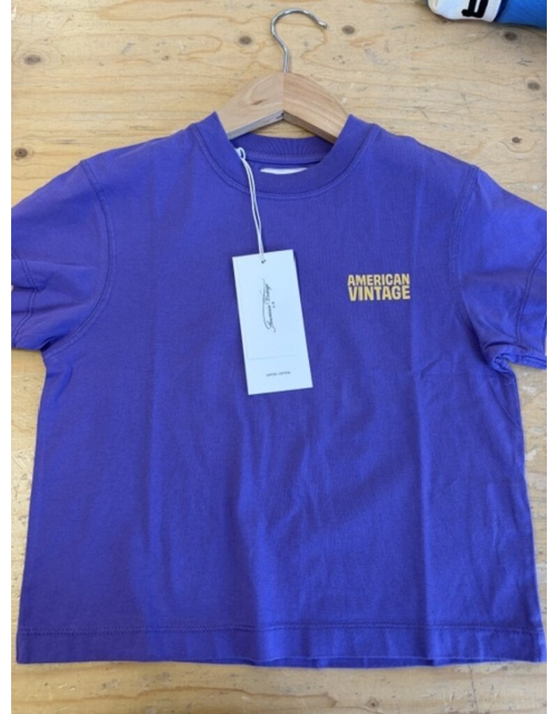 American Vintage Gixy T-Shirt Purple