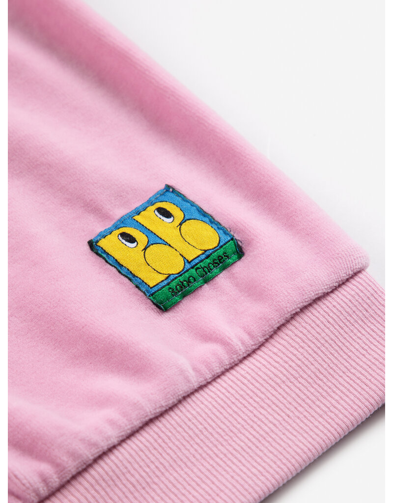 Bobo Choses Booo Bo Choses Tag Velvet Sweatshirt