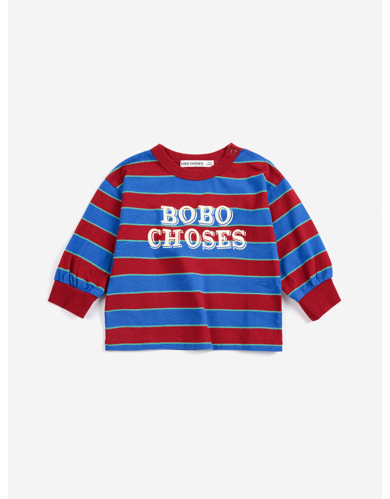 Bobo Choses Bobo Choses Embossed Stripes T-Shirt