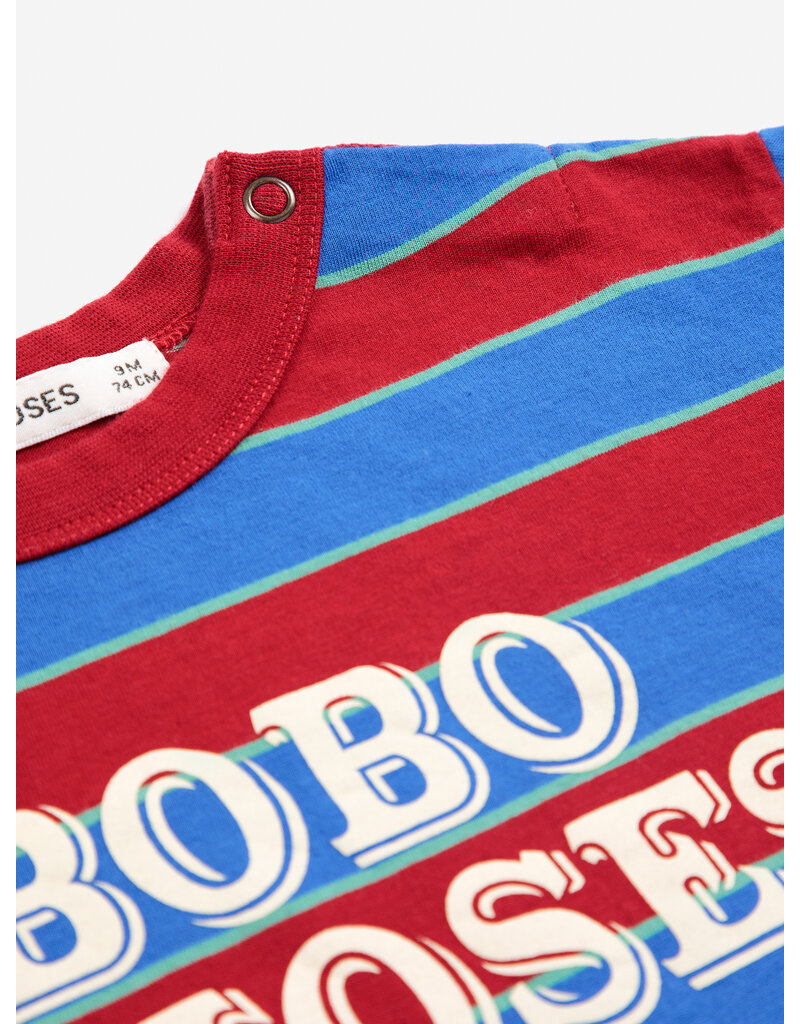 Bobo Choses Bobo Choses Embossed Stripes T-Shirt