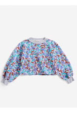 Bobo Choses Watercolor all over cropped sweatshirt