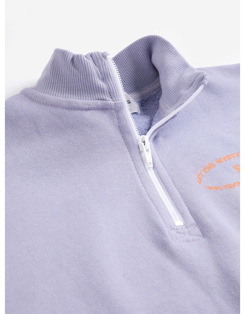 Bobo Choses Mystery BC half zipped sweatshirt lila