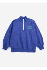 Bobo Choses Mystery BC half zipped sweatshirt blue