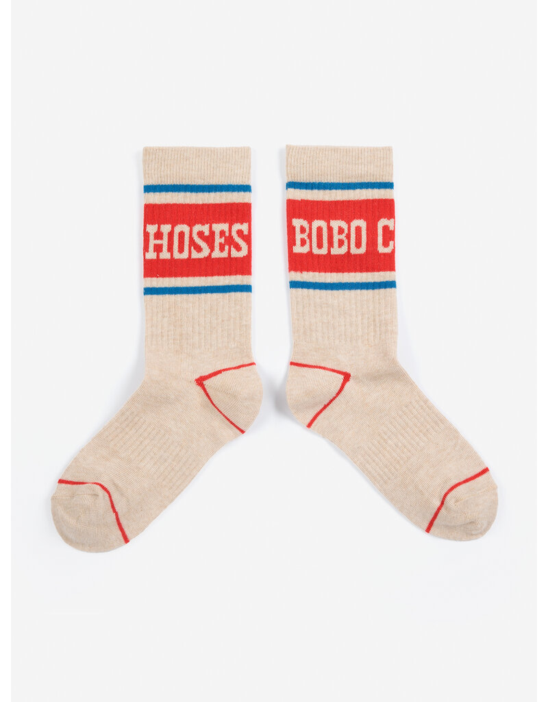 Bobo Choses Bobo Choses Pop Long Socks beige