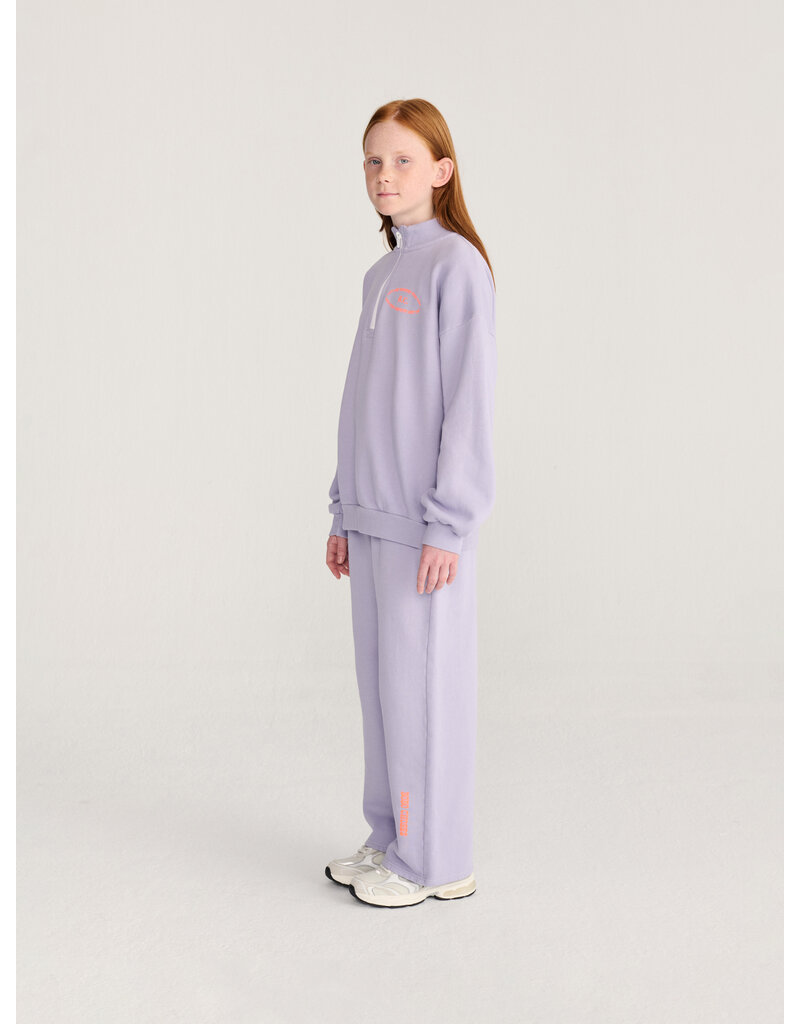 Bobo Choses Mystery BC half zipped sweatshirt lila