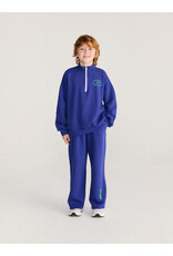 Bobo Choses Mystery BC half zipped sweatshirt blue