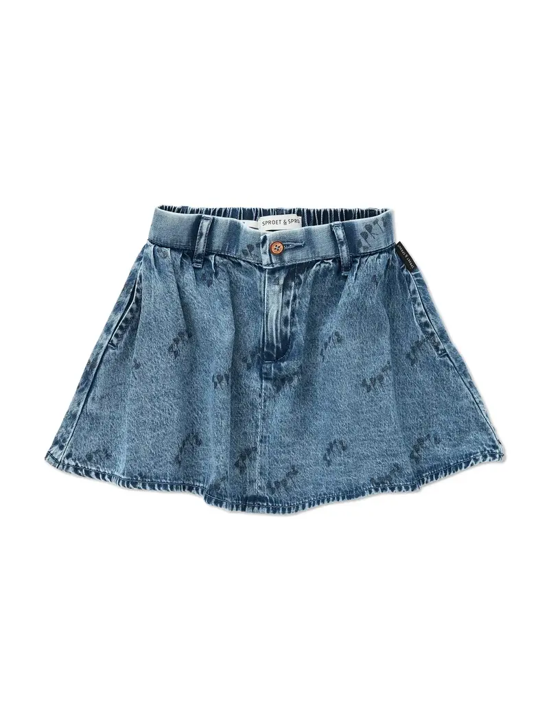 Sproet & Sprout Blue denim skirt