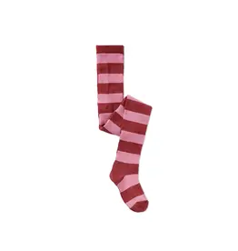 Sproet & Sprout Tights stripes garnet