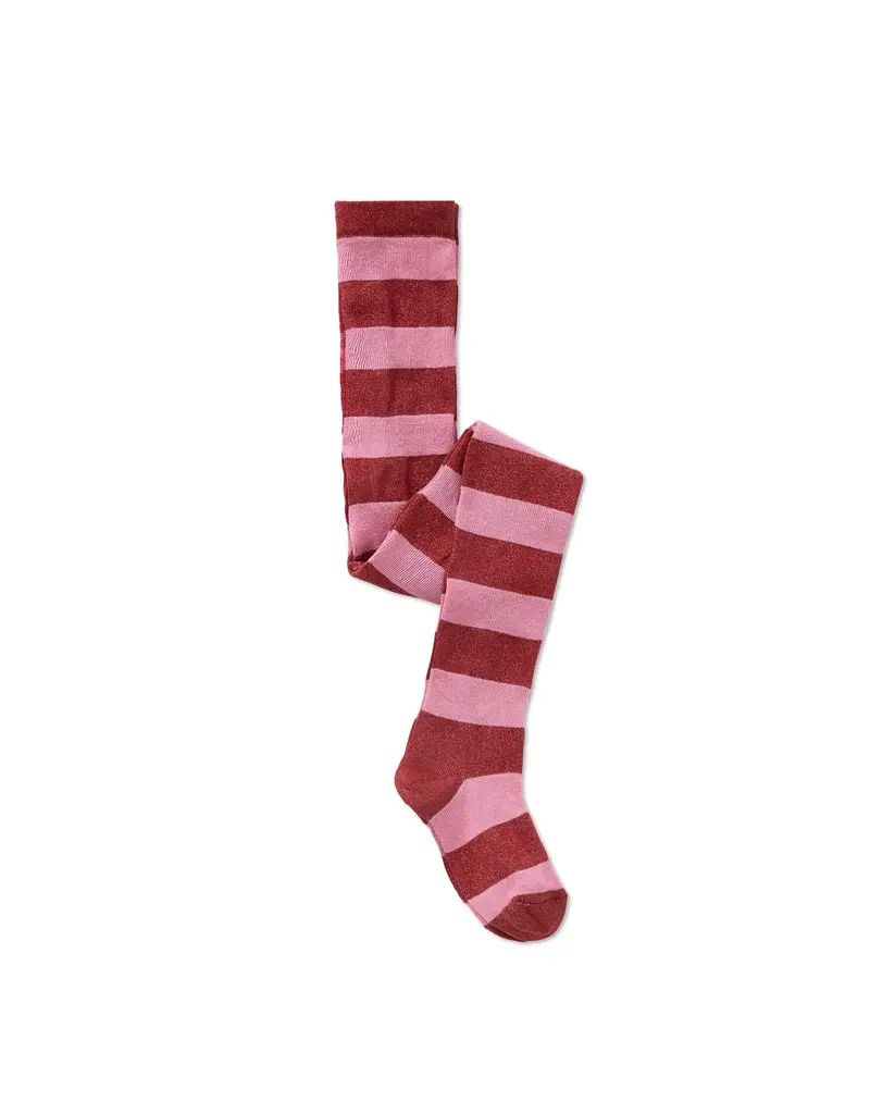 Sproet & Sprout Tights stripes garnet