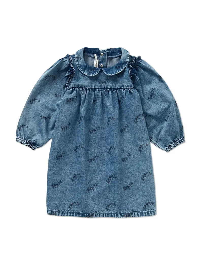 Sproet & Sprout Denim dress blue