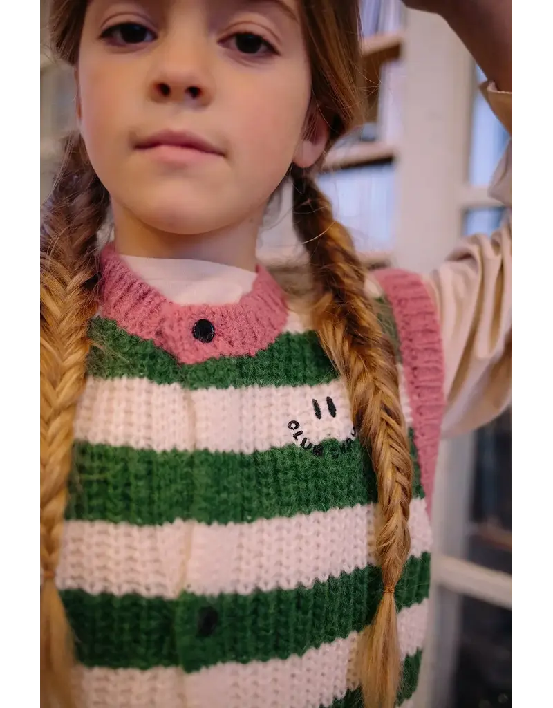 Sproet & Sprout Knitted vest stripes