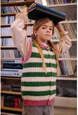 Sproet & Sprout Knitted vest stripes