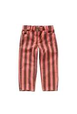 Sproet & Sprout Straight denim pants stripes red