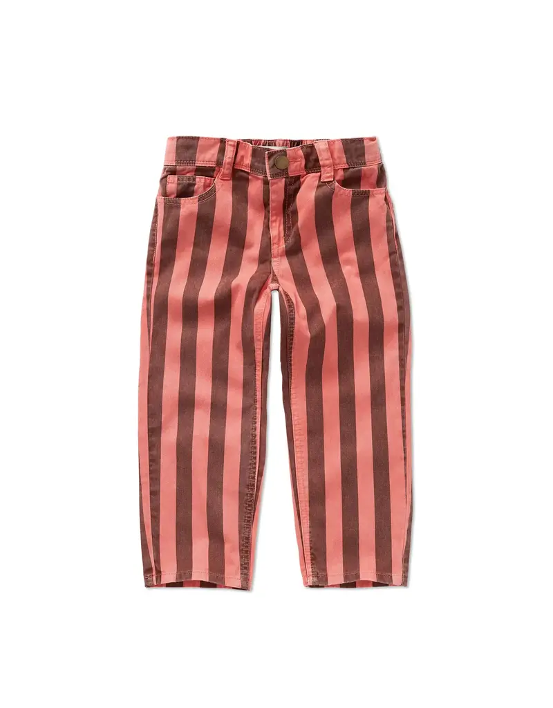 Sproet & Sprout Straight denim pants stripes red
