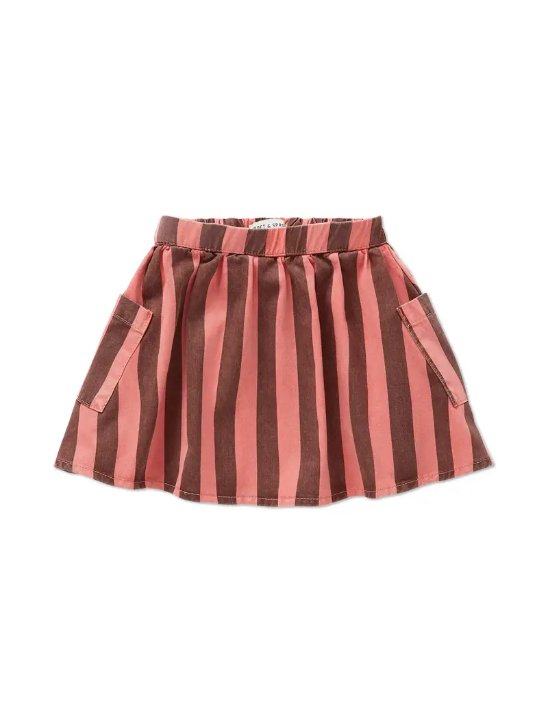 Sproet & Sprout Striped denim skirt
