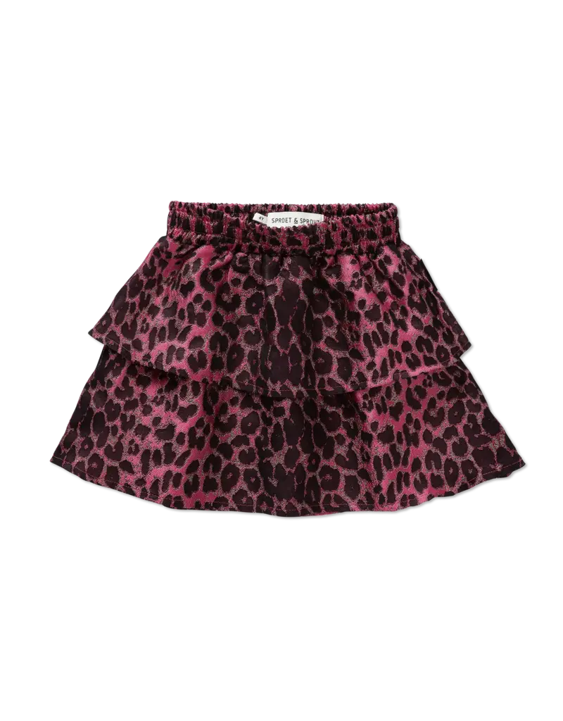 Sproet & Sprout Skirt jacquard panther