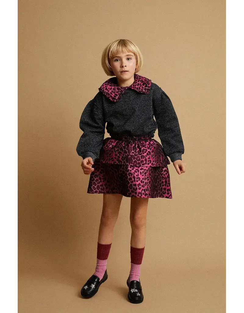 Sproet & Sprout Skirt jacquard panther