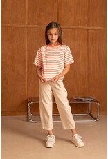 GG Luxe Stripe T-Shirt Orange White