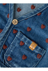 Lil' Atelier Liva Loose Denim Vest Dark Blue