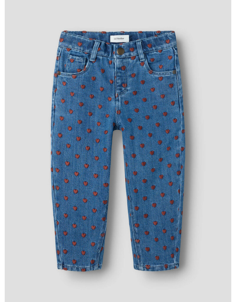 Lil' Atelier Liva Loose Jeans Dark Blue Denim
