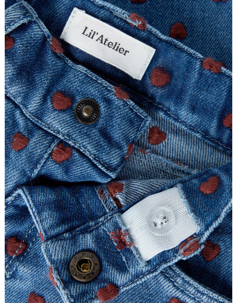 Lil' Atelier Liva Loose Jeans Dark Blue Denim
