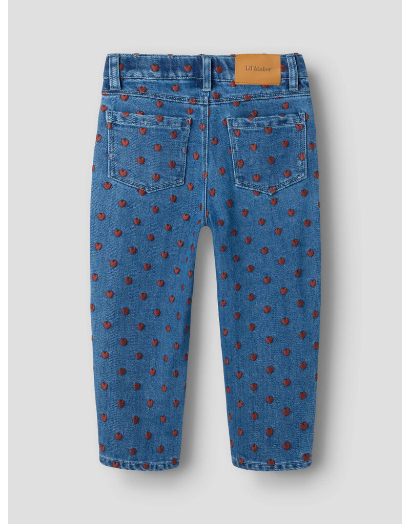 Lil' Atelier Liva Loose Jeans Dark Blue Denim