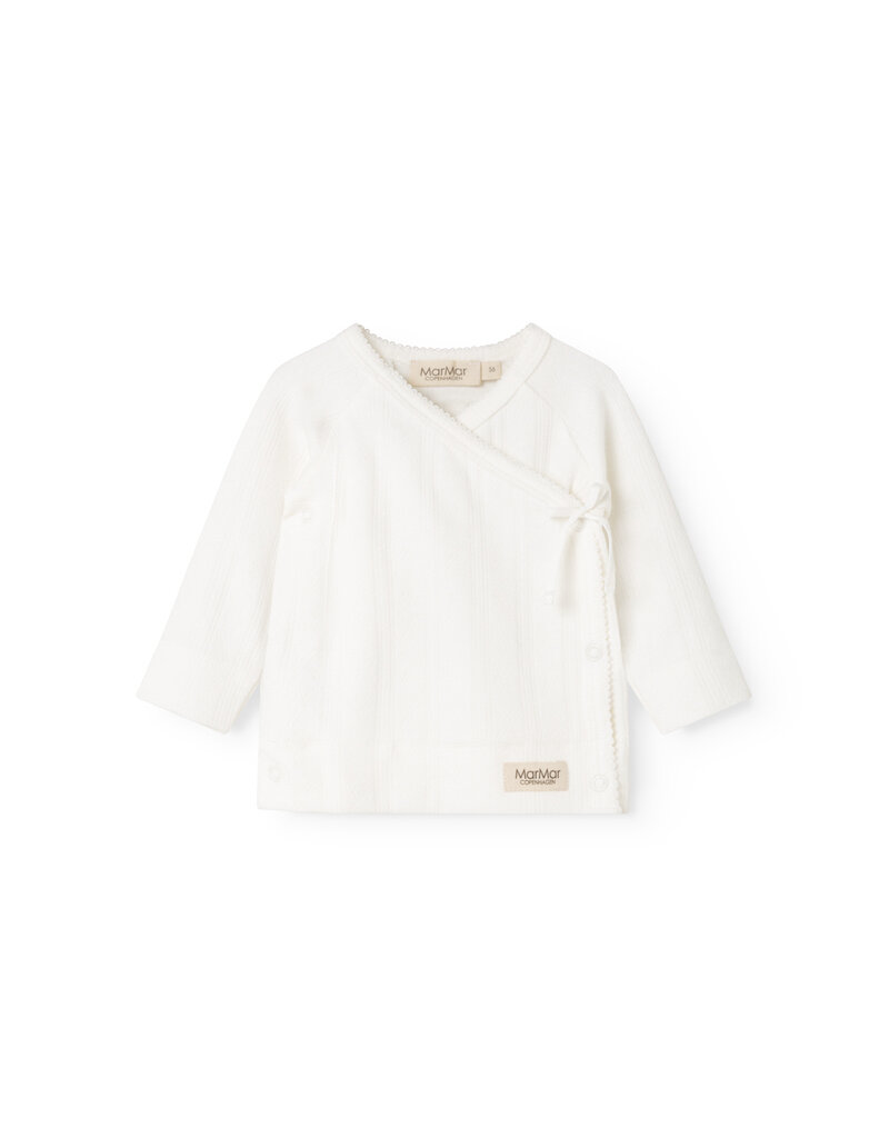MarMar Copenhagen Tut Wrap LS Pointelle Gentle White