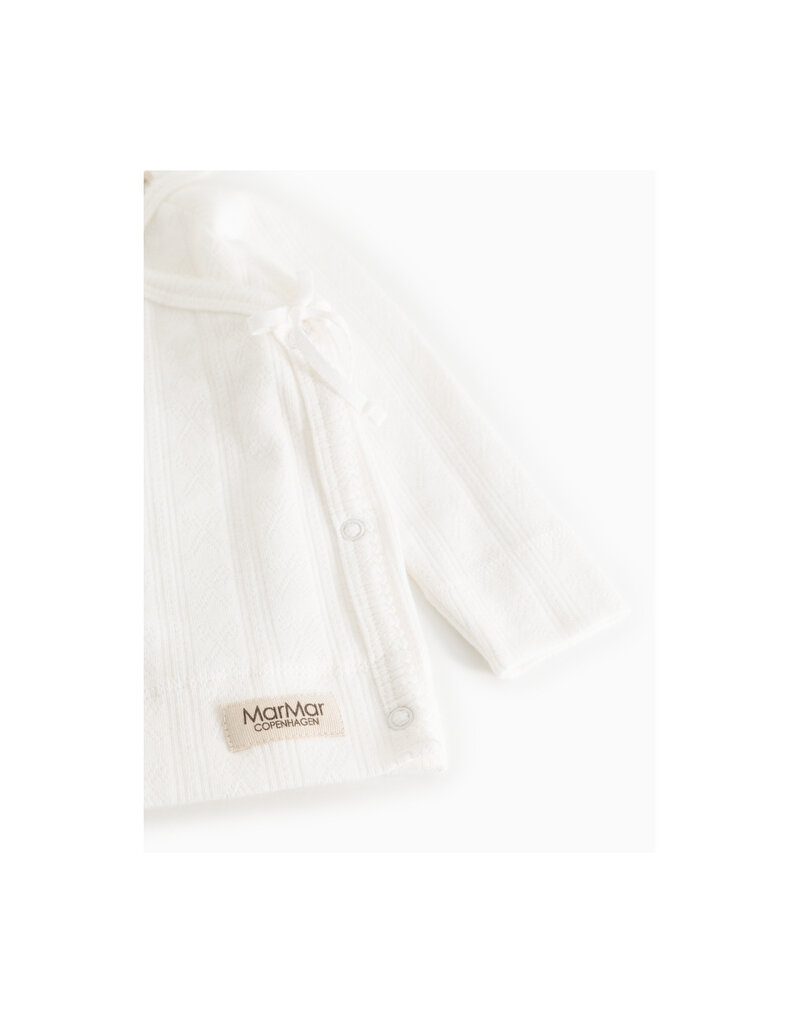 MarMar Copenhagen Tut Wrap LS Pointelle Gentle White