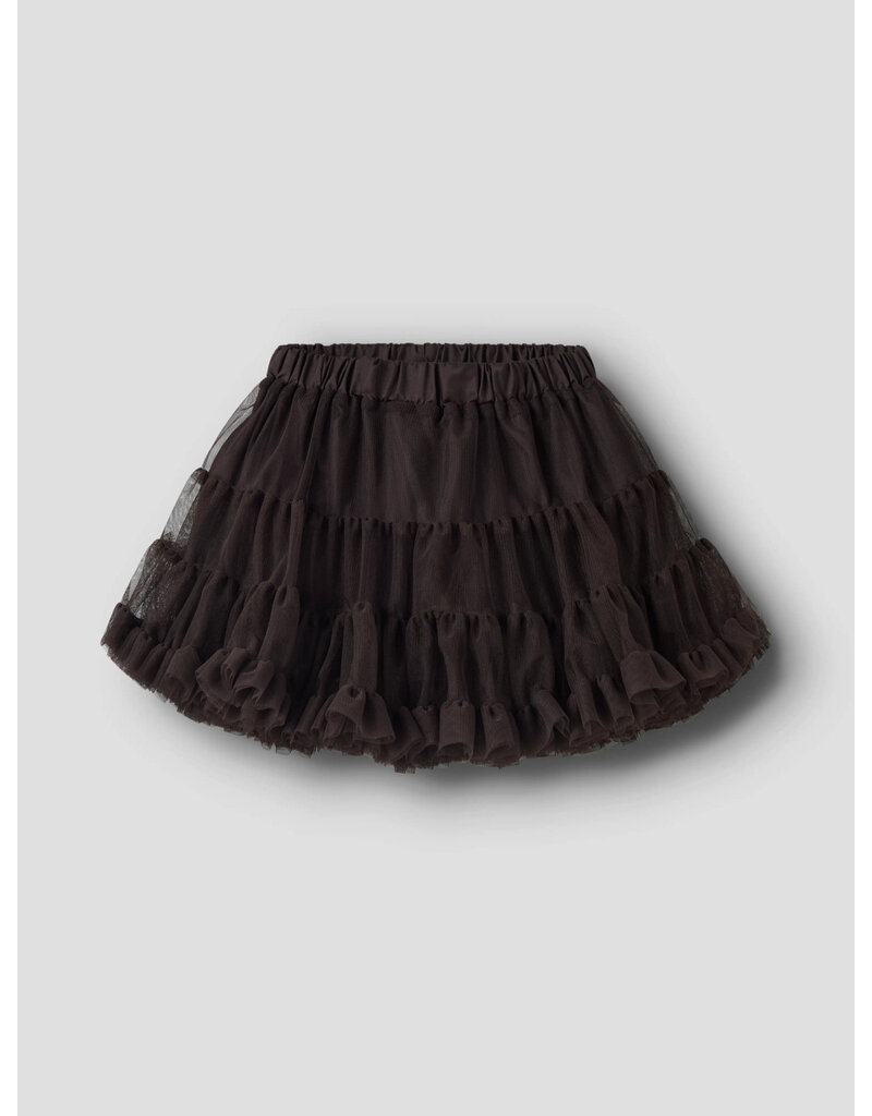 name it Ritul Tulle Skirt Chocolate Plum