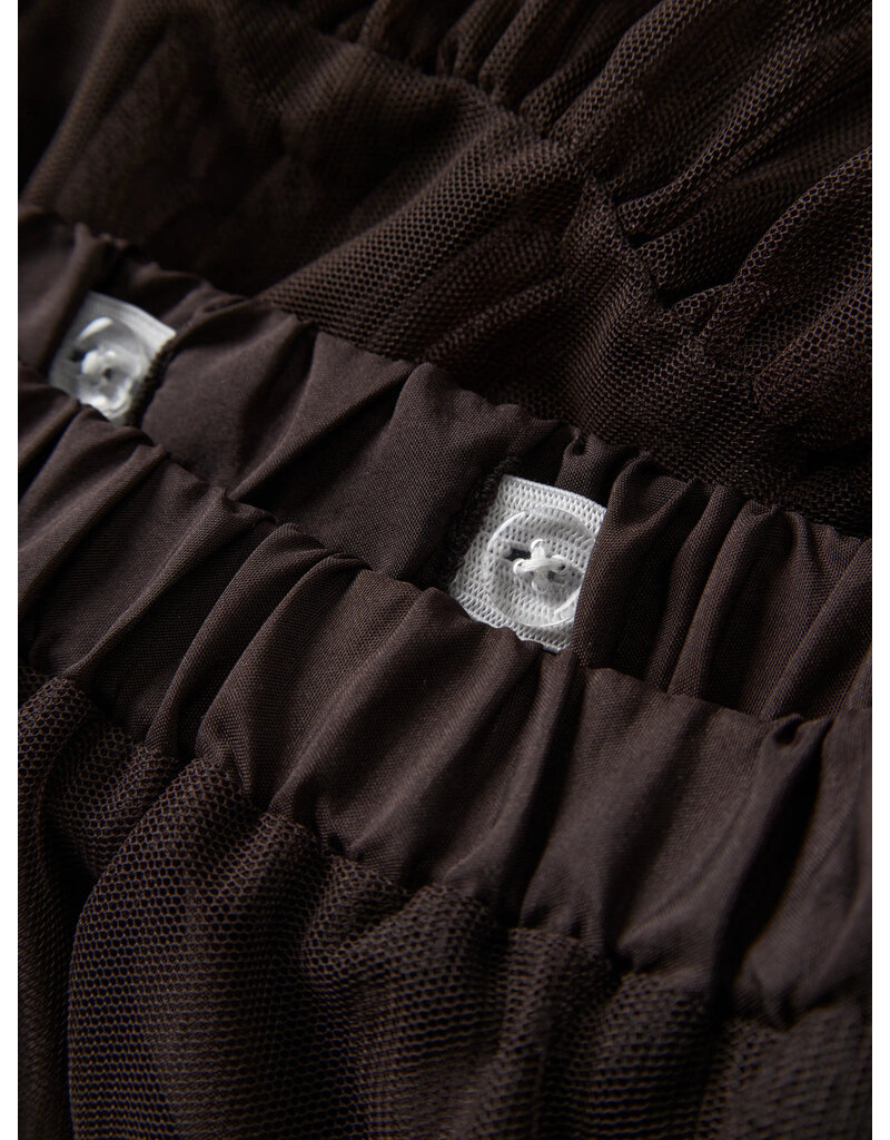 name it Ritul Tulle Skirt Chocolate Plum